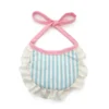 Bavoir anniversaire rose