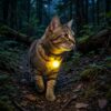 Pendentif lumineux pour chat
