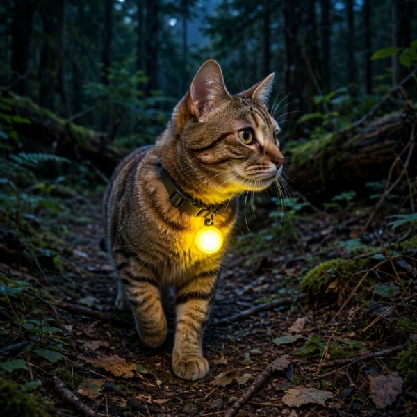 Pendentif lumineux pour chat